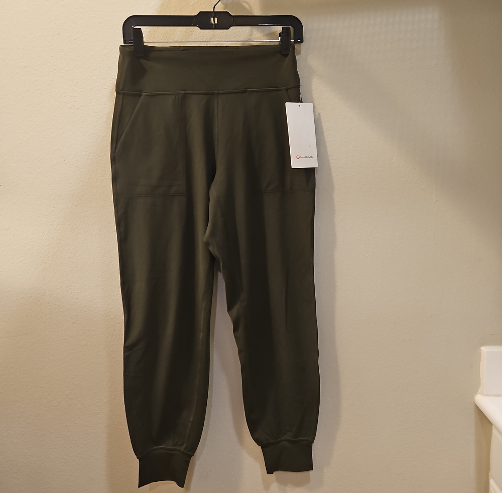 Lululemon Align Olive Green High-Waist Jogger Pants
